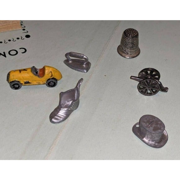 Vintage 1961 Monopoly Board Game Parker Brothers Complete Old School Cannon - Picture 3 of 11